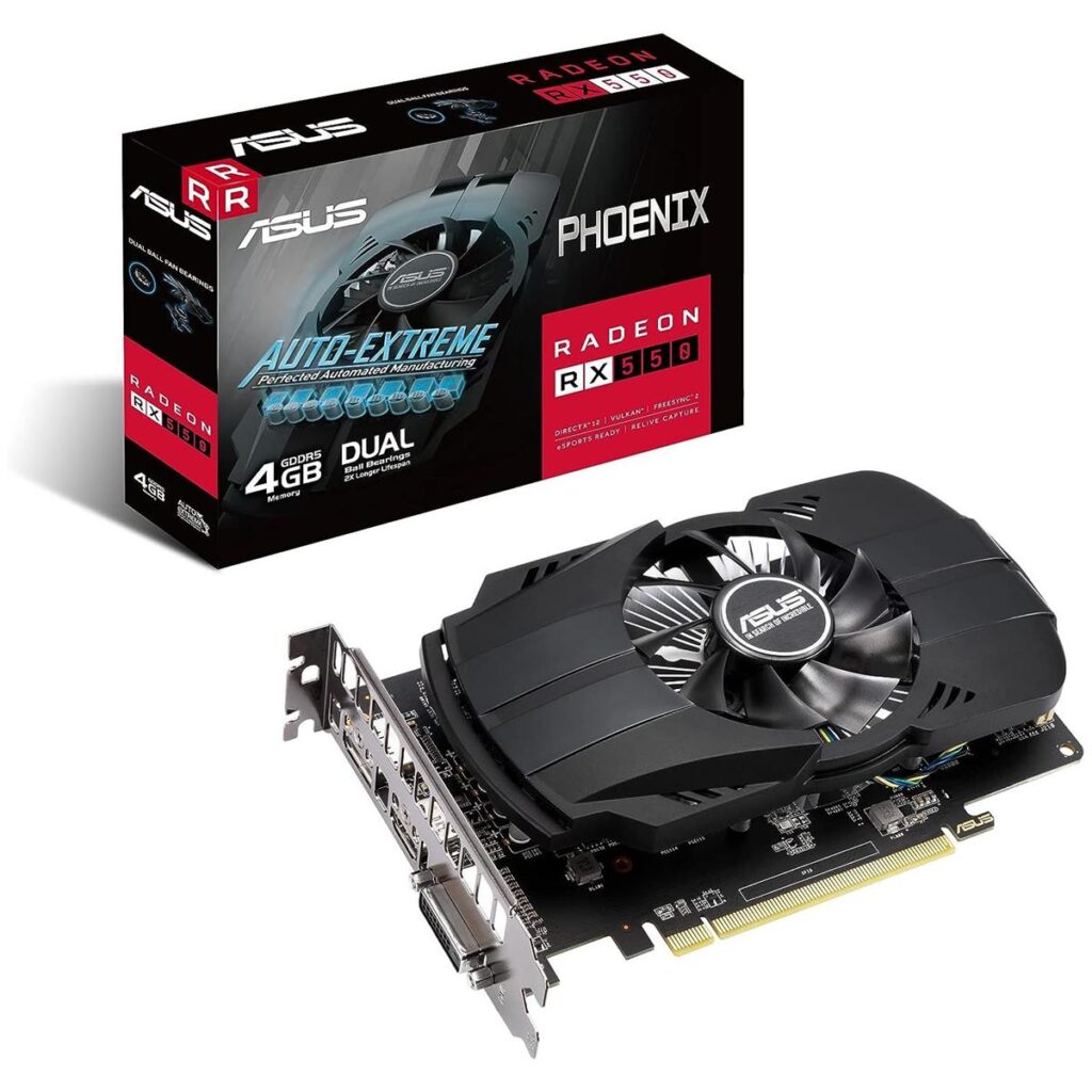 Asus Phoenix AMD Radeon RX 550 4GB Graphics Card