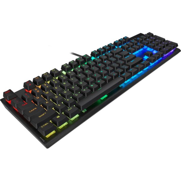 Corsair K60 RGB PRO Mechanical Gaming Keyboard - 100% CHERRY MV Mechanical Keyswitches - Black - CH-910D019-NA
