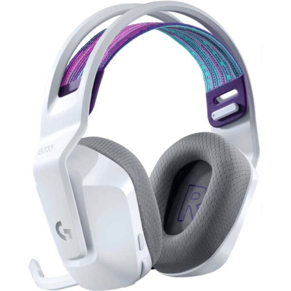 Logitech G733 LIGHTSPEED Wireless RGB Gaming Headset 981-000883 White