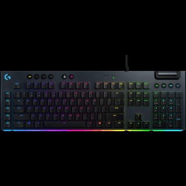 Logitech G813 Lightsync RGB Ultrathin Mechanical Gaming Keyboard | Black English Linear - 920-009011