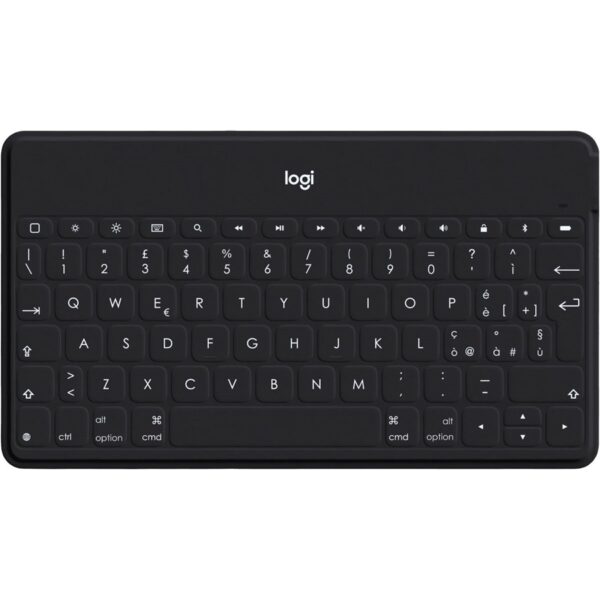 Logitech KEYS-TO-GO Ultra-light, Ultra-Portable Bluetooth Keyboard for iPhone, iPad, Apple TV and Mac - 920-006710 - Black