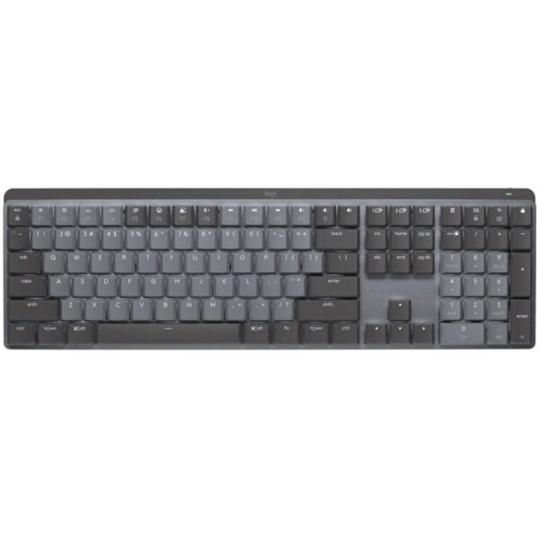Logitech MX MECHANICAL Master Series Wireless Illuminated Performance Keyboard | 920-010766 - Graphite Grey Chinese Red Axis - Linear and Smooth